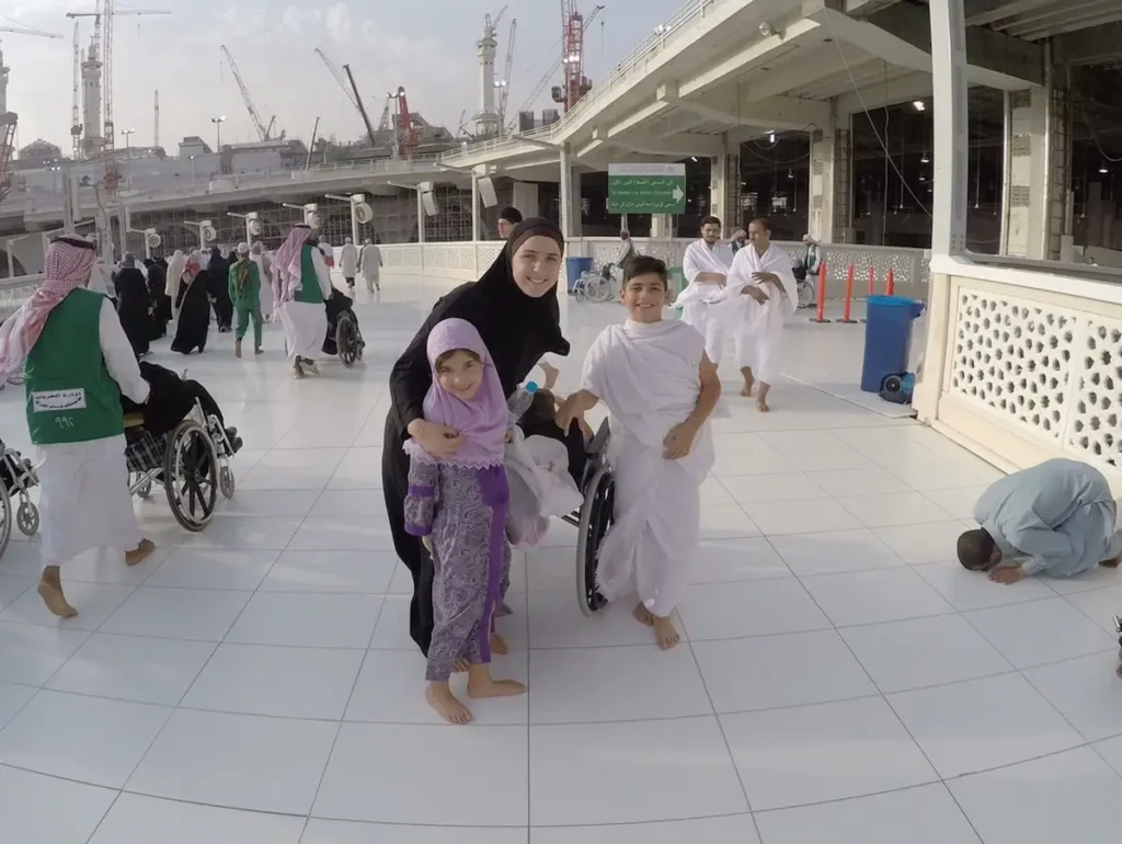 Accommodation with kids during Umrah